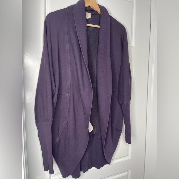 ARITZIA Wilfred Diderot Purple Cocoon  Cardigan Size Small - Picture 11 of 13